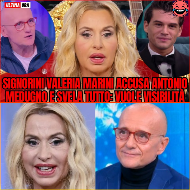 Signorini Valeria Marini accusa Antonio Medugno e svela tutto: Vuole visibilità!