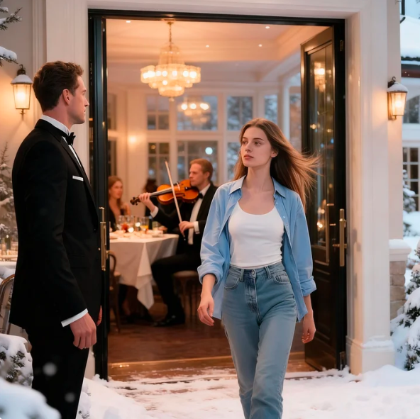 “Me casaré con la primera chica que entre al restaurante” dijo el millonario… pero cuando la puerta…