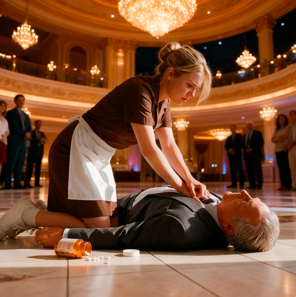 Poor Waitress Saves a Dying Billionaire — His Reaction Changes Her Life Forever