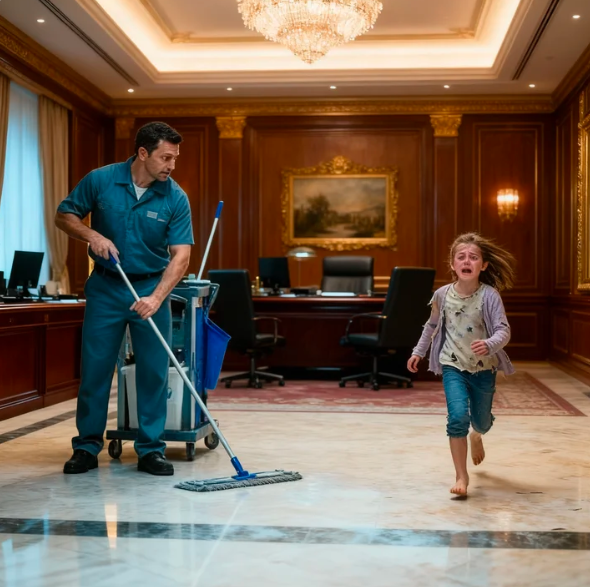 CEO’s Daughter Ran to Janitor, “They Beat My Mom, She’s Dying”—His Secret Skill Changed Everything