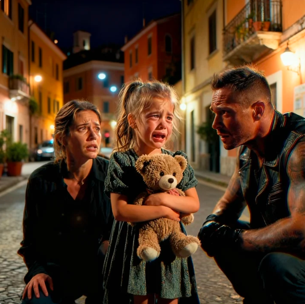 “Fai finta di scuotere mio padre” – Un motociclista salva un bambino e la madre dai trafficanti di droga.