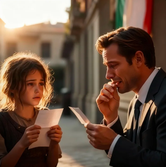 Una povera ragazza portò una lettera a un uomo che aveva già una moglie: dopo averla letta, lui la pretese indietro.