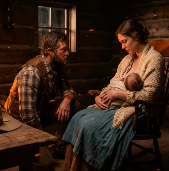 Il contadino crollò accanto al suo bambino affamato… finché una vedova bussò alla sua porta e adottò sia la madre che il bambino.