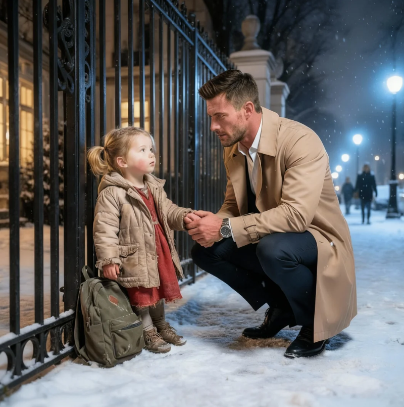 La bambina disse: “Signore, mia sorella non è tornata a casa ieri sera…” — L’amministratore delegato la seguì nella neve…