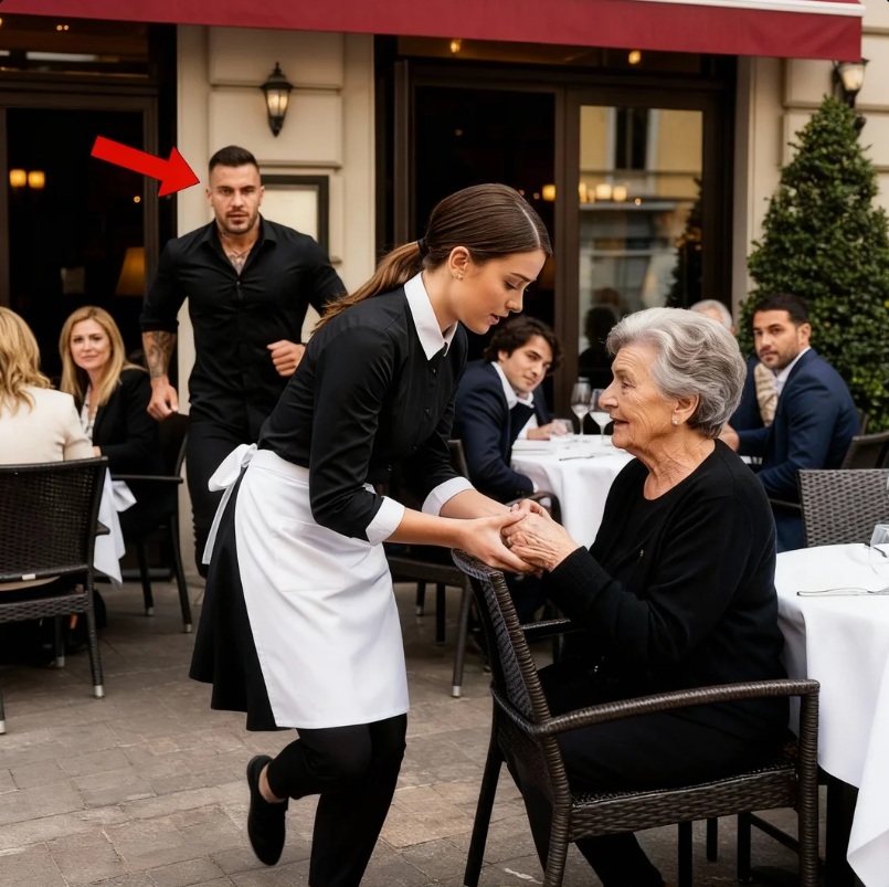 Tutti risero quando videro la cameriera aiutare un’anziana donna caduta, finché non scoprirono che si trattava della madre di un boss mafioso.