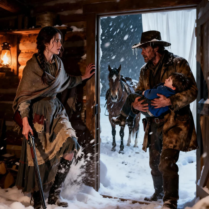 Una povera ragazza ospita per una notte un cowboy e suo figlio, ignara che lui sia milionario…