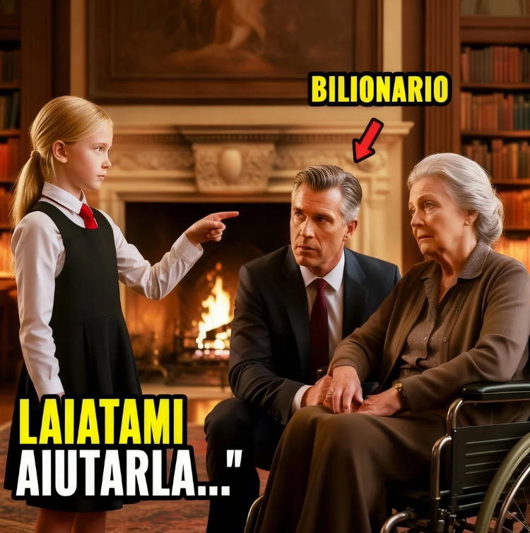 “Signore, posso aiutare sua madre a camminare”, disse la figlia della cameriera al miliardario. E cosa fece dopo…