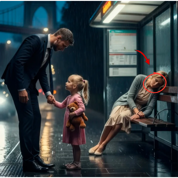 “Mamma, non piangere. Forse quell’uomo ci aiuterà…”, la bambina indicò uno strano milionario.