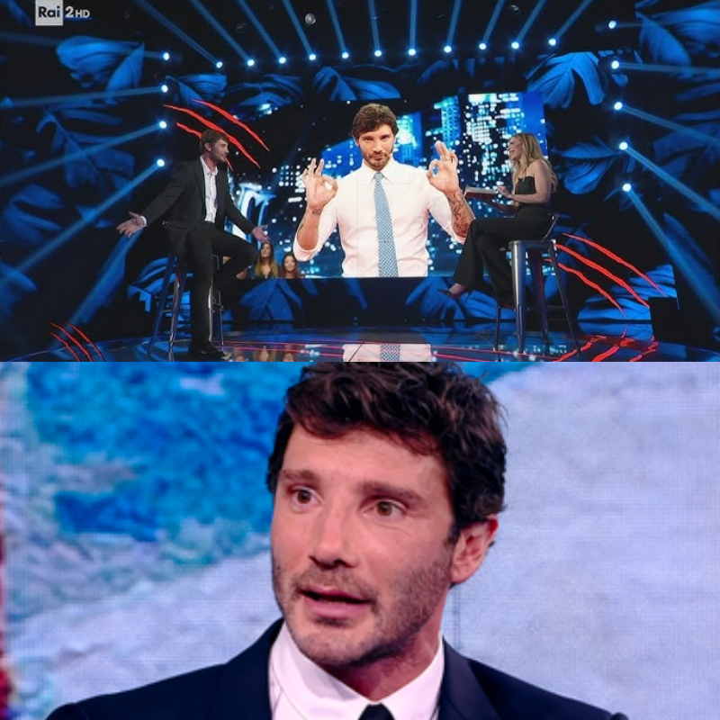 STEFANO DE MARTINO SORPRENDE TUTTI A DOMENICA IN: “PAZZO D’AMORE PER BELEN E SANTIAGO”. UNA CONFESSIONE CHE EMOZIONA E DIVIDE