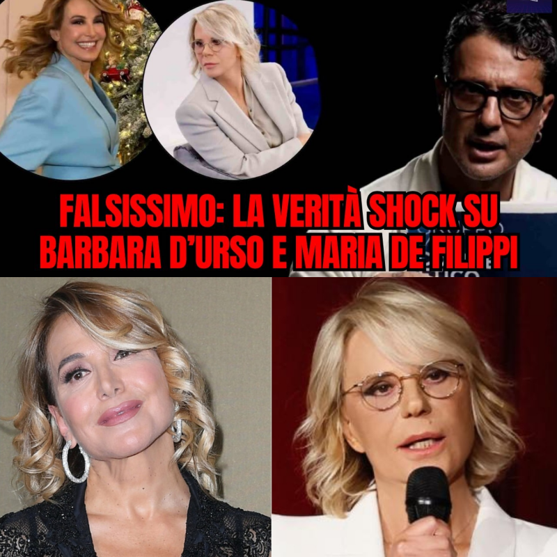 “COMPLETAMENTE FALSO”: la sconvolgente verità su Barbara D’Urso e Maria De Filippi! Uno scandalo che sta scatenando una bufera pubblica