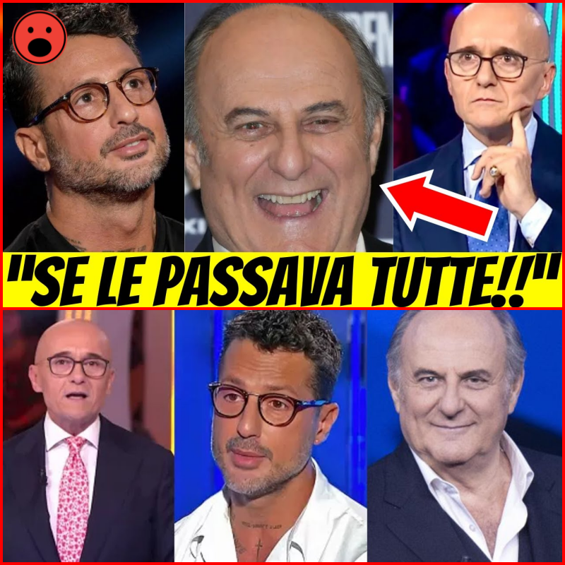 Scoppia la frenesia mediatica per “Il Sistema Signorini”: Gerry Scotti preso di mira da Fabrizio Corona con accuse di diffamazione scatena fan, media e colleghi