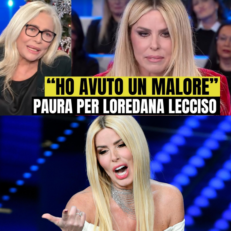 “Momenti memorabili a Domenica In: Loredana Lecciso racconta un episodio inedito che racconta di un malore improvviso che lascia tutti senza fiato!”