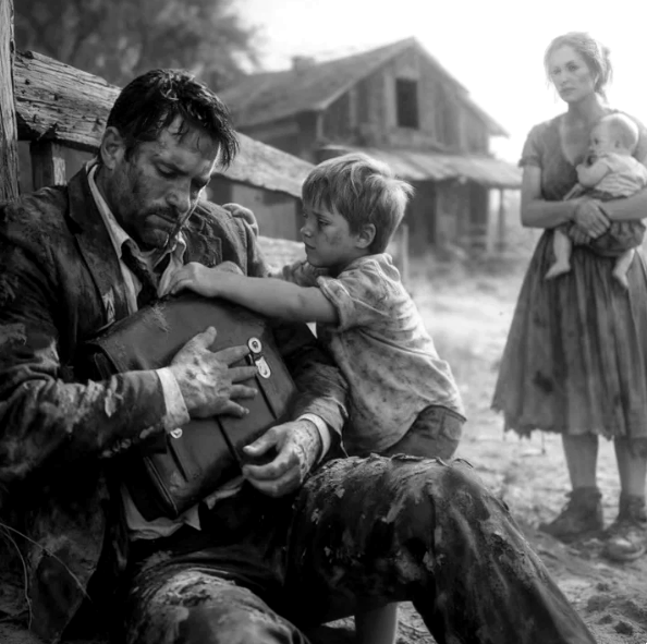 Arrivò con un abito da un dollaro, tirò fuori qualcosa da un sacchetto e implorò un bicchiere d’acqua.