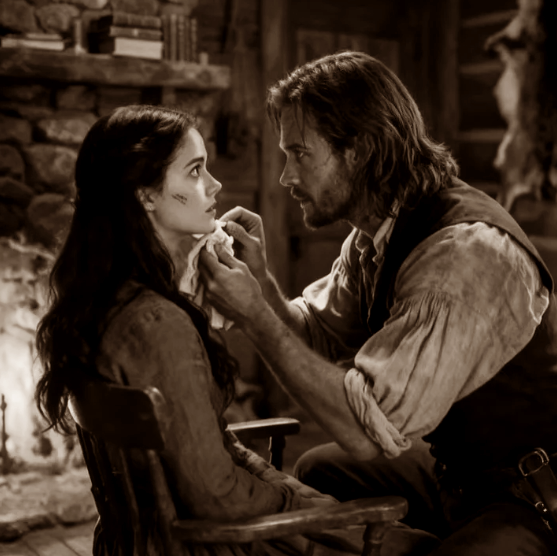 L’uomo di montagna la salvรฒ dal patrigno e la ricoprรฌ di amore ogni giorno nella sua capanna, ma…