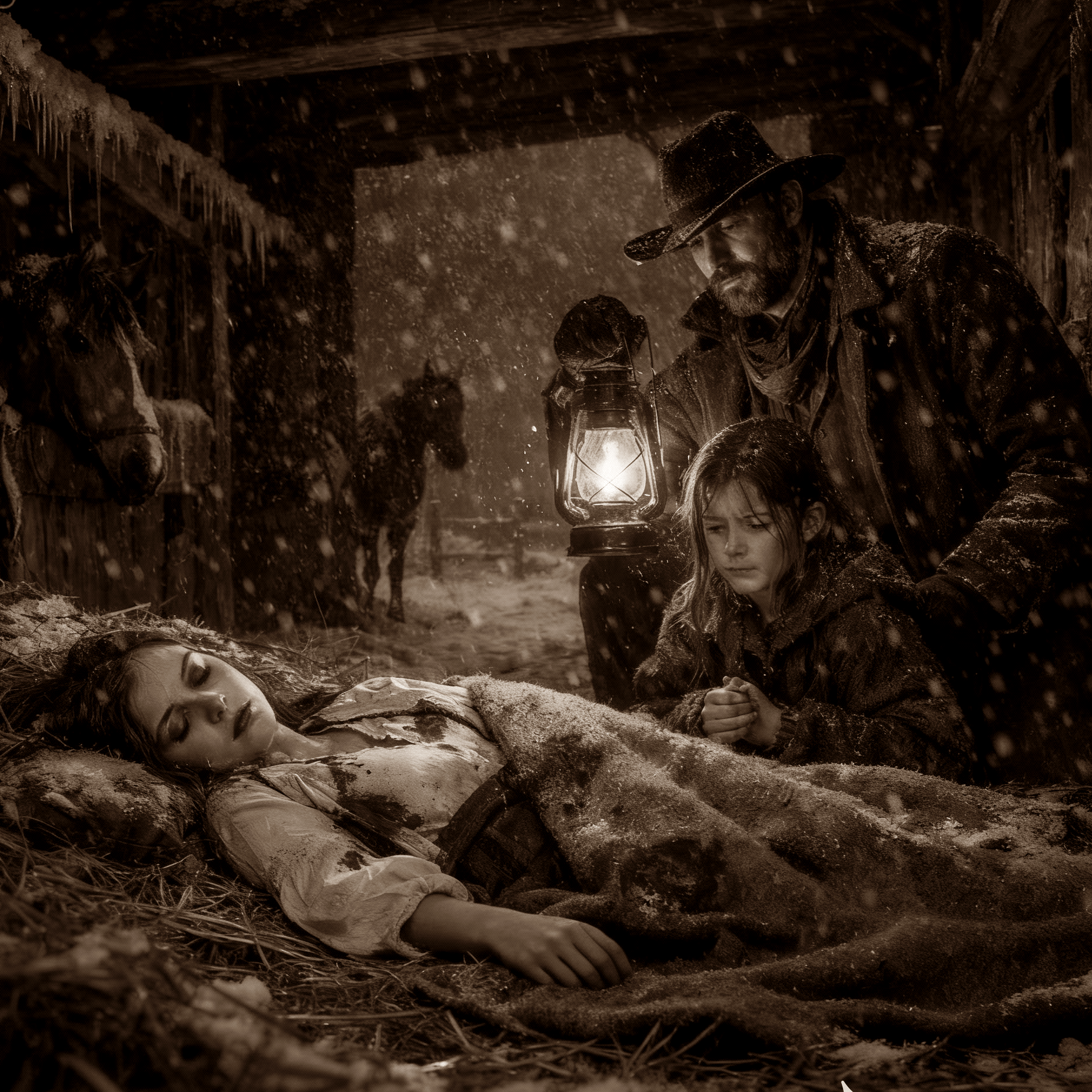 L’allevatore milionario acquistò una fattoria abbandonata. Tornò a casa e trovò una bambina che piangeva accanto alla madre morente.