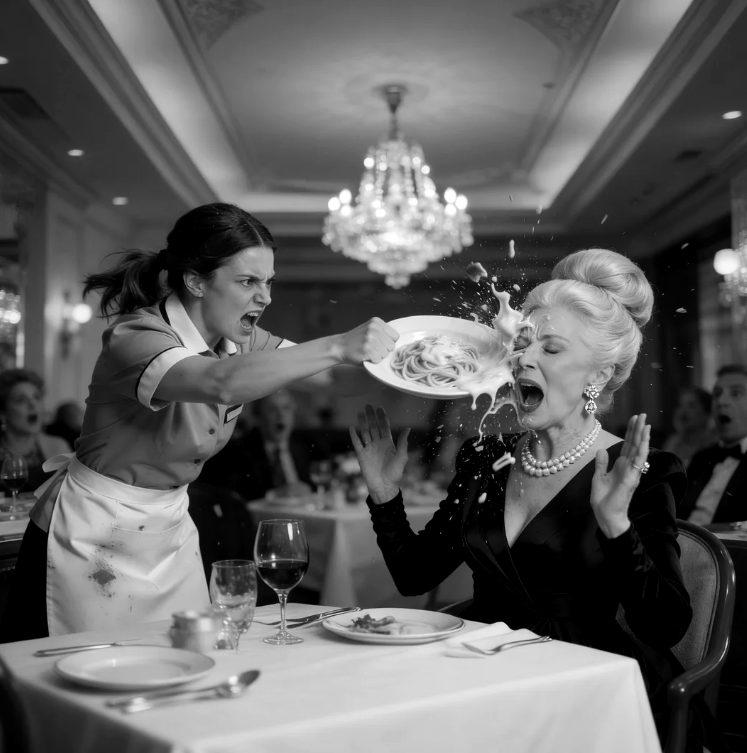 Una cameriera viene umiliata dalla madre del boss mafioso, ma la sua reazione lascia di stucco l’intero ristorante.