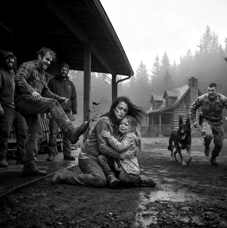 Dei teppisti hanno aggredito una vedova proprio davanti a sua figlia, finché non sono arrivati ​​un Navy SEAL e la sua unità cinofila.