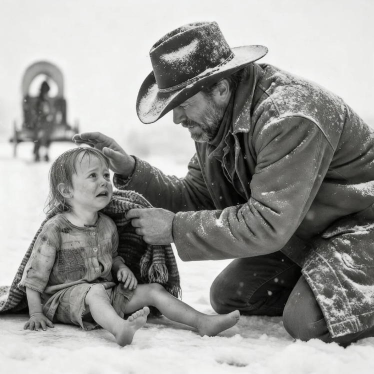 Lasciarono una bambina orfana a morire nella neve: l’azione successiva del cowboy più ricco cambiò tutto.