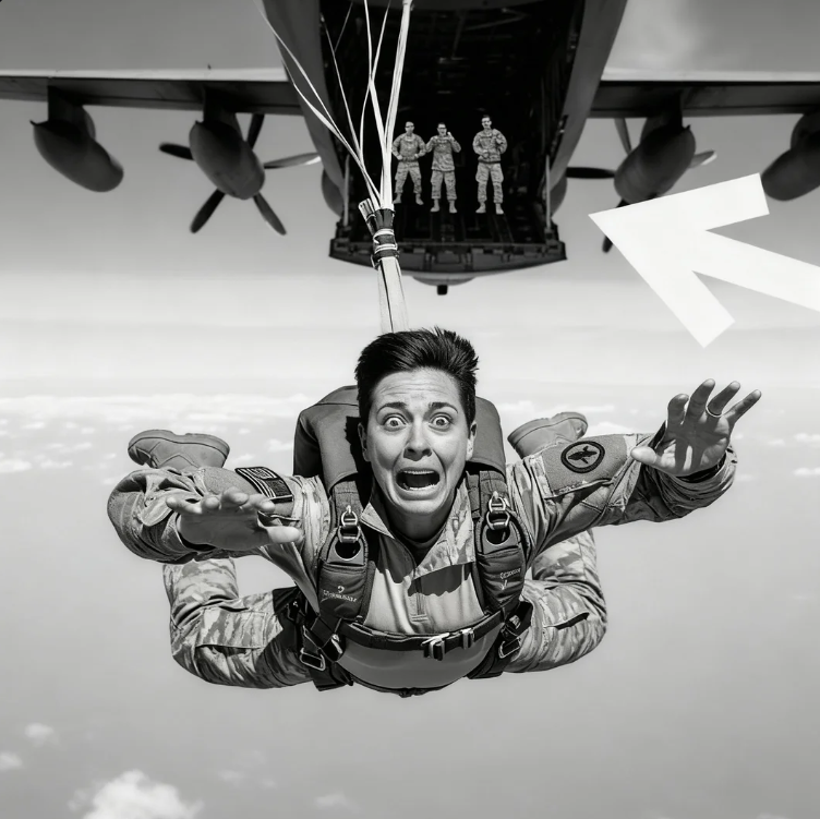 La lanciarono da un’altezza di 7.000 piedi senza paracadute, ma lei sopravvisse e tornò per chiedere giustizia.