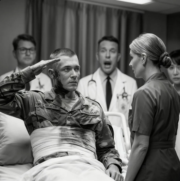 I dottori la umiliarono… Ma il comandante dei Navy SEAL la salutò e tutti rimasero senza parole.