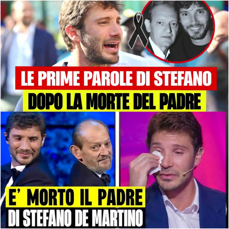Stefano De Martino e il dolore che non fa rumore: le prime parole dopo la morte del padre Enrico